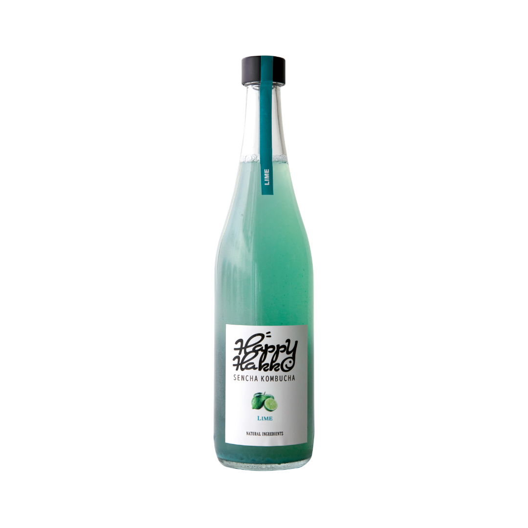 ライム 生コンブチャ 720ml | Happy Hakko